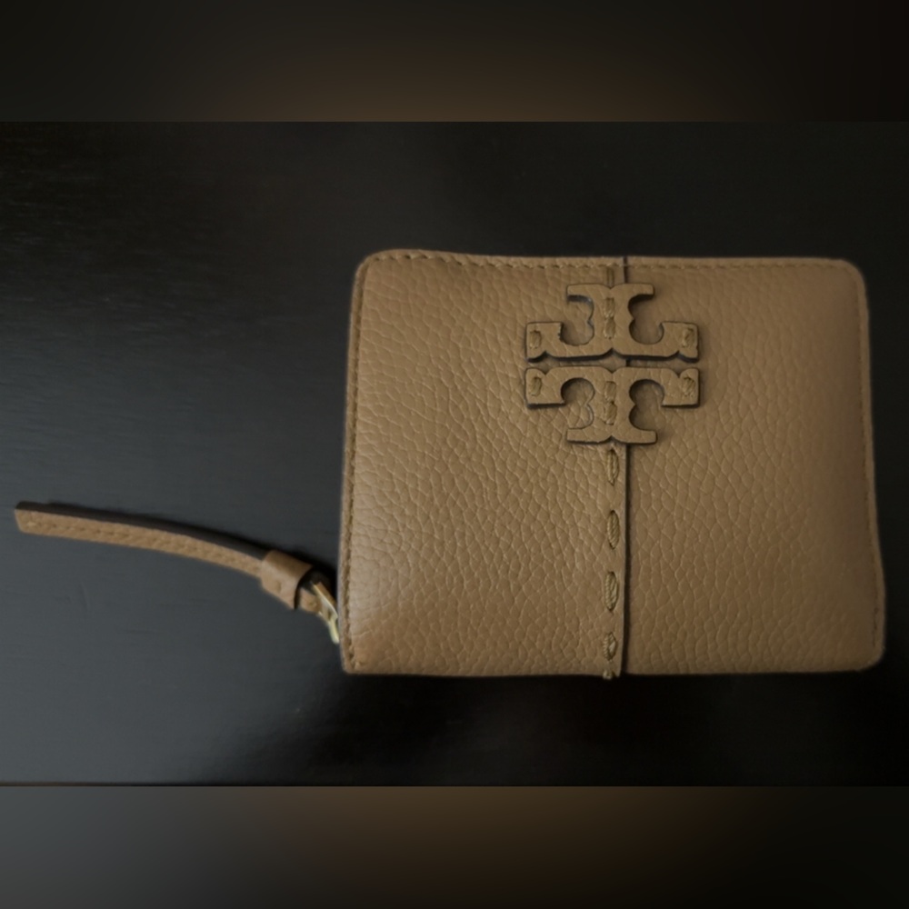 Tory Burch Tan Leather Wallet